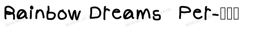 Rainbow Dreams   Per字体转换